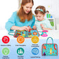 Busy Board for 1 2 3 4 Year Old Toddler Montessori Busy Book Sensory Learning Toys for Boys Girls Birthday Idea Gift (Green)