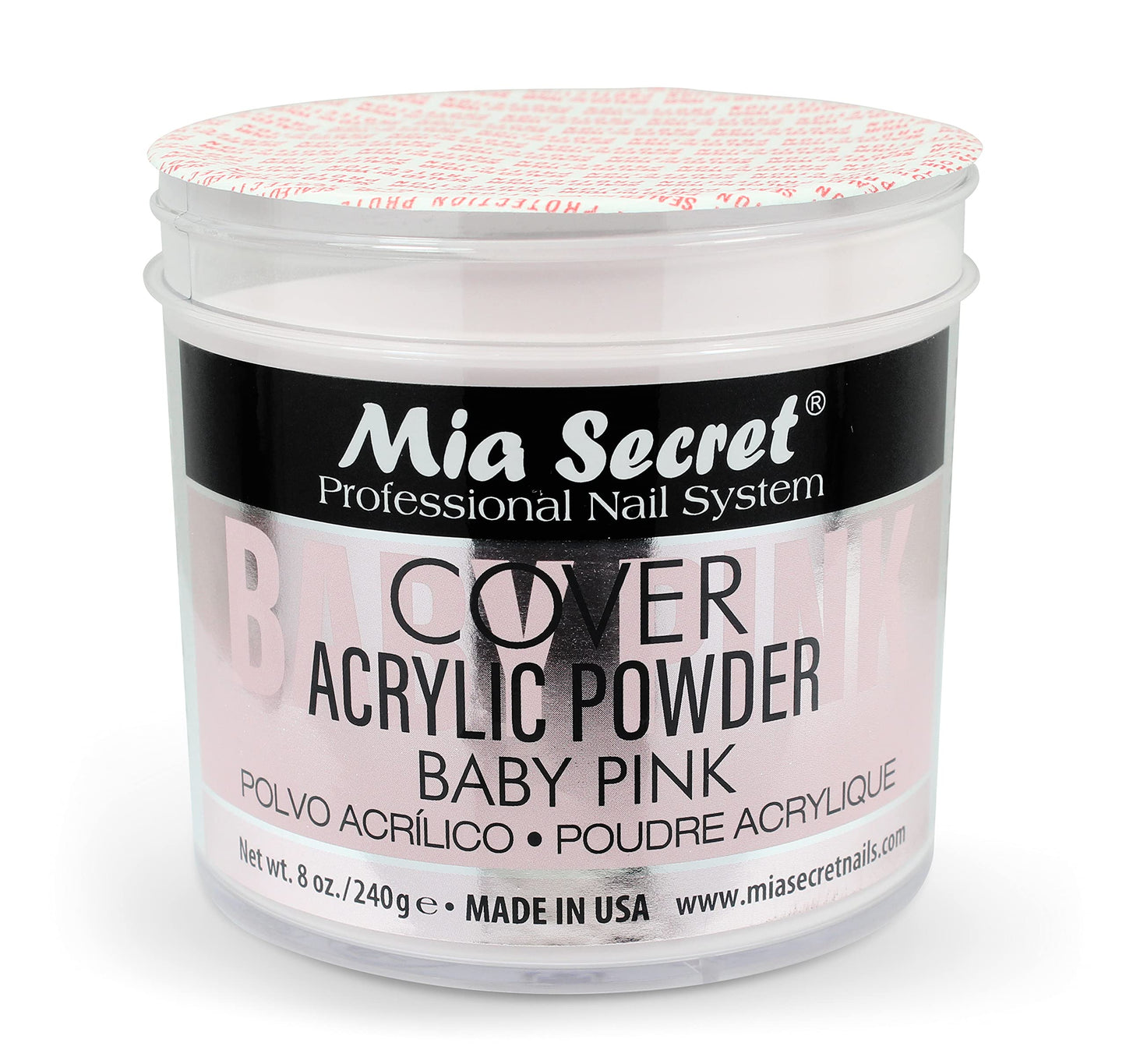 Mia Secret Acrylic Powder Cover Baby Pink 8 Oz.
