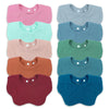 Elliehouse Baby Bibs For Girls & Boys - 10 Pack Drool Teething Muslin Bibs - Soft, Absorbent, Unisex - Infant Toddler Essentials