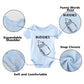 Ysculbutol Baby Twins Bodysuit Drinking Buddies Baby Twin Romper Boy Outfits Girl Jumpsuits Baby Triplets Set(Newest 6-9M)