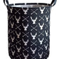 Kunro Large Sized Storage Basket Waterproof Coating Organizer Bin Laundry Hamper For Nursery Clothes Toys (Deer)