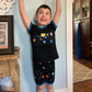 Little Boys Short Set Pajamas For Boys 100% Cotton Toddler Planet Sleepwear Summer Clothes Size 2-7T(Planet-79 4T)