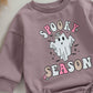 Focusnorm Halloween Newborn Baby Girl Outfit Pumpkin Sweatshirt Romper Long Sleeve Romper Jumpsuit Infant Fall Winter Clothes (G