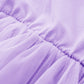 Twkioue Girls Dresses Tutu Tulle Butterfly Sleeves Casual Kid Cute Party Dress 817 Purple 120