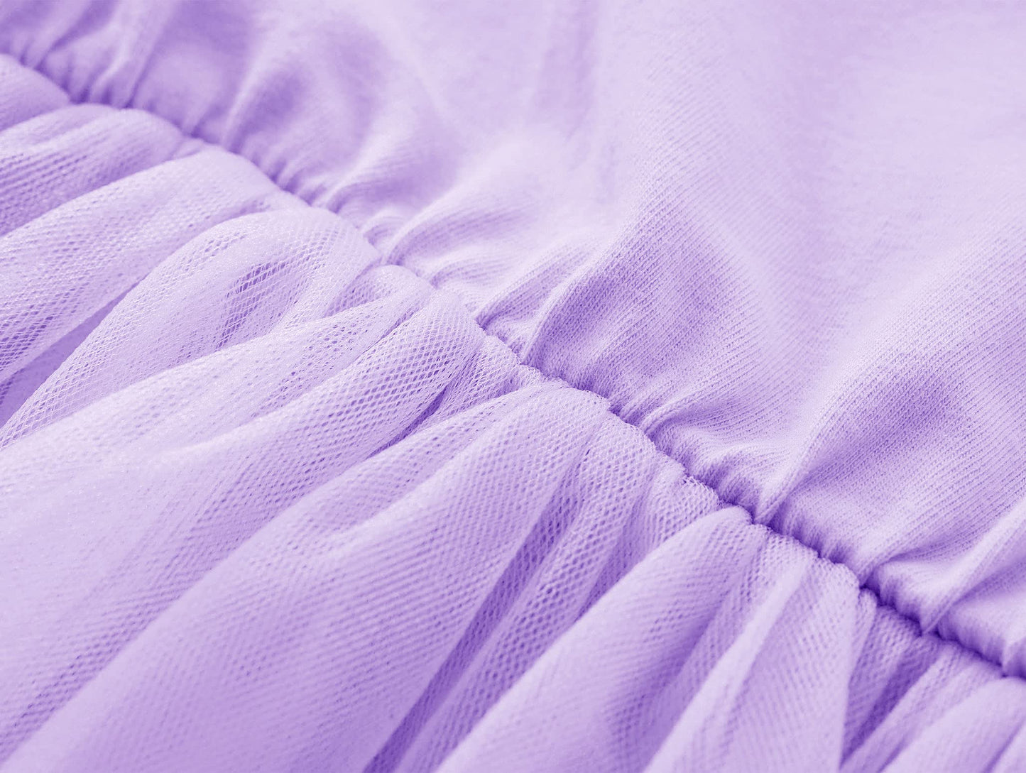 Twkioue Girls Dresses Tutu Tulle Butterfly Sleeves Casual Kid Cute Party Dress 817 Purple 120
