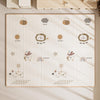 79x59 in Foldable Baby Play Mat,Waterproof Baby Playpen Mat,Portable Anti-Slip Baby Playmat,Thick Foam Floor Play Mat for Babies
