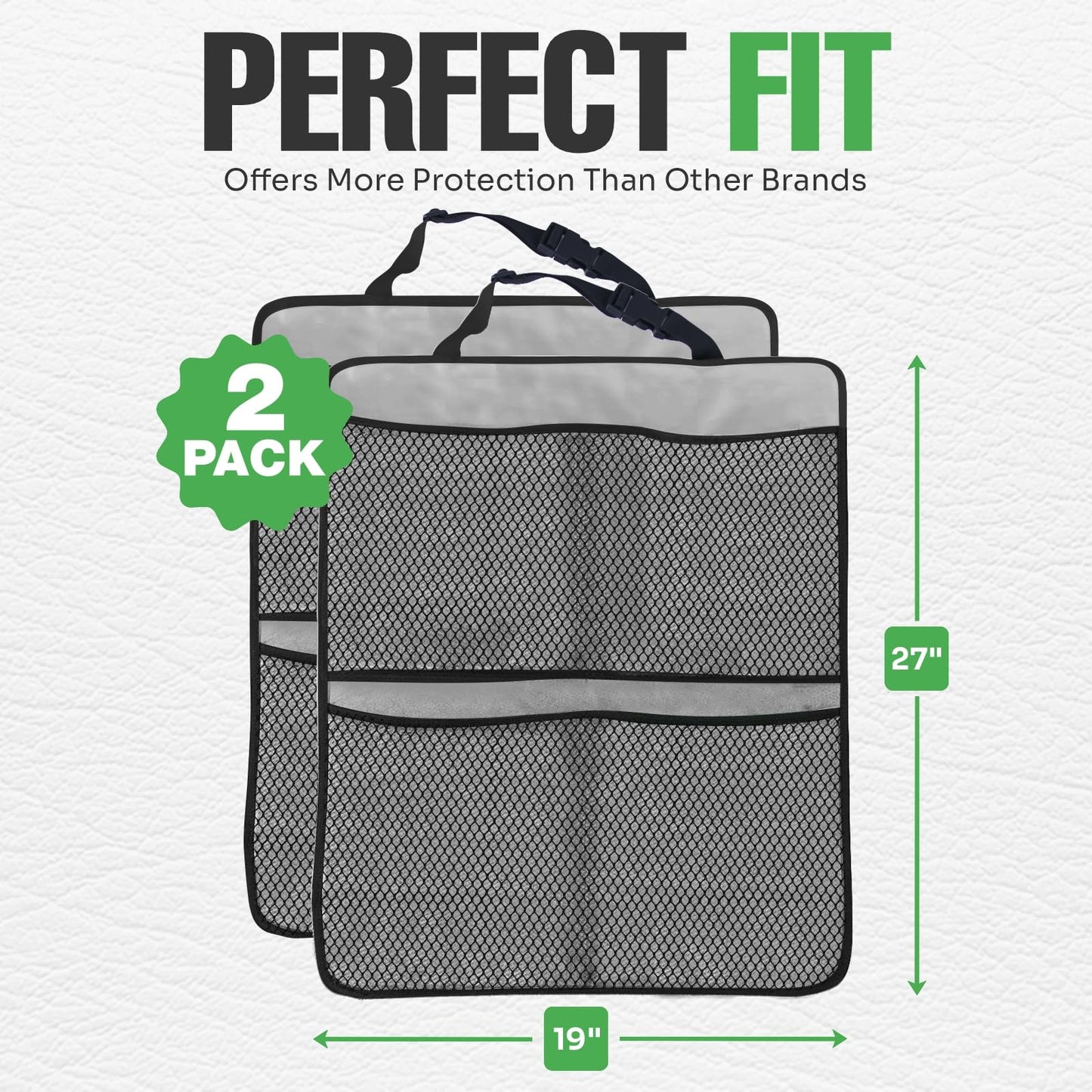 lebogner Kick Mats (Grey - 4 Pocket)