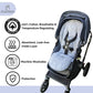 Suessie Stroller Liner - Universal And Reversible Seat Insert, Sweet Dreams