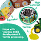 Lamaze John Deere Farm to Table Journey Soft Baby Book - High Contrast Sensory Toys for Early Development - Sensory Tummy Time T