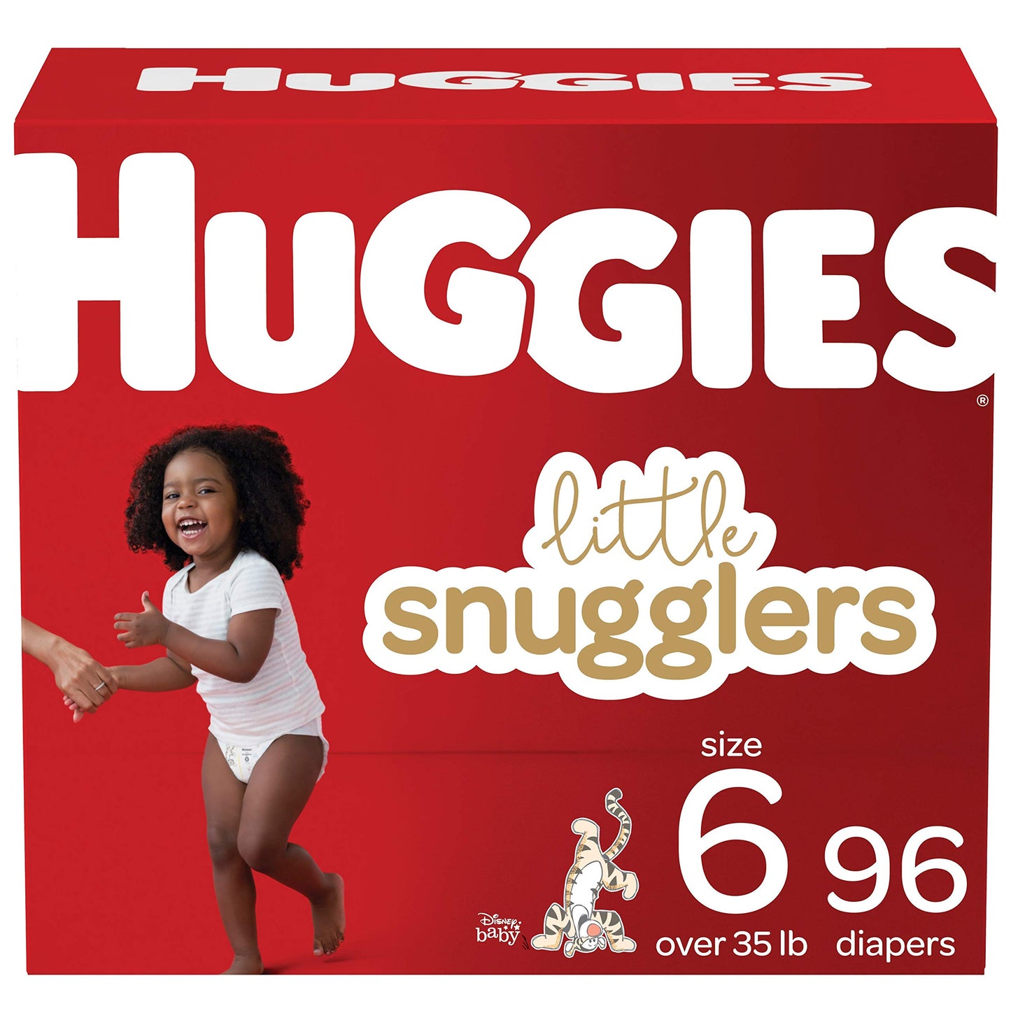 Huggies Little Snugglers Baby Diapers, Size 6, 96 Ct, One Month Supply