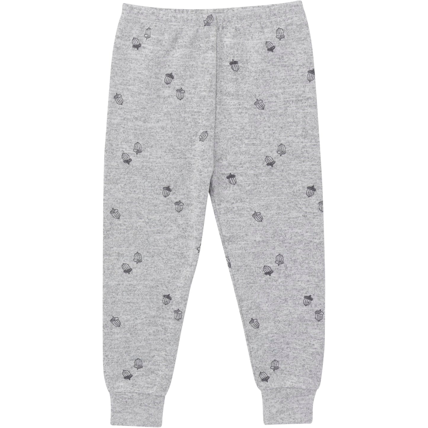 Modern Moments By Gerber Baby Hacci Snug Fit 2-Piece Pajama Set, Medium Grey Heather Acorn, 4T