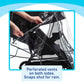 Graco Universal Baby Stroller Plastic Rain Cover & Weather Shield, Lightweight Waterproof Weathershield, Clear Vinyl Infant Car