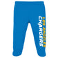 Gerber Nfl Baby Boys' 3Pc Bodysuit, Footed Pant, & Cap Set, Los Angeles Chargers, 3-6 Months