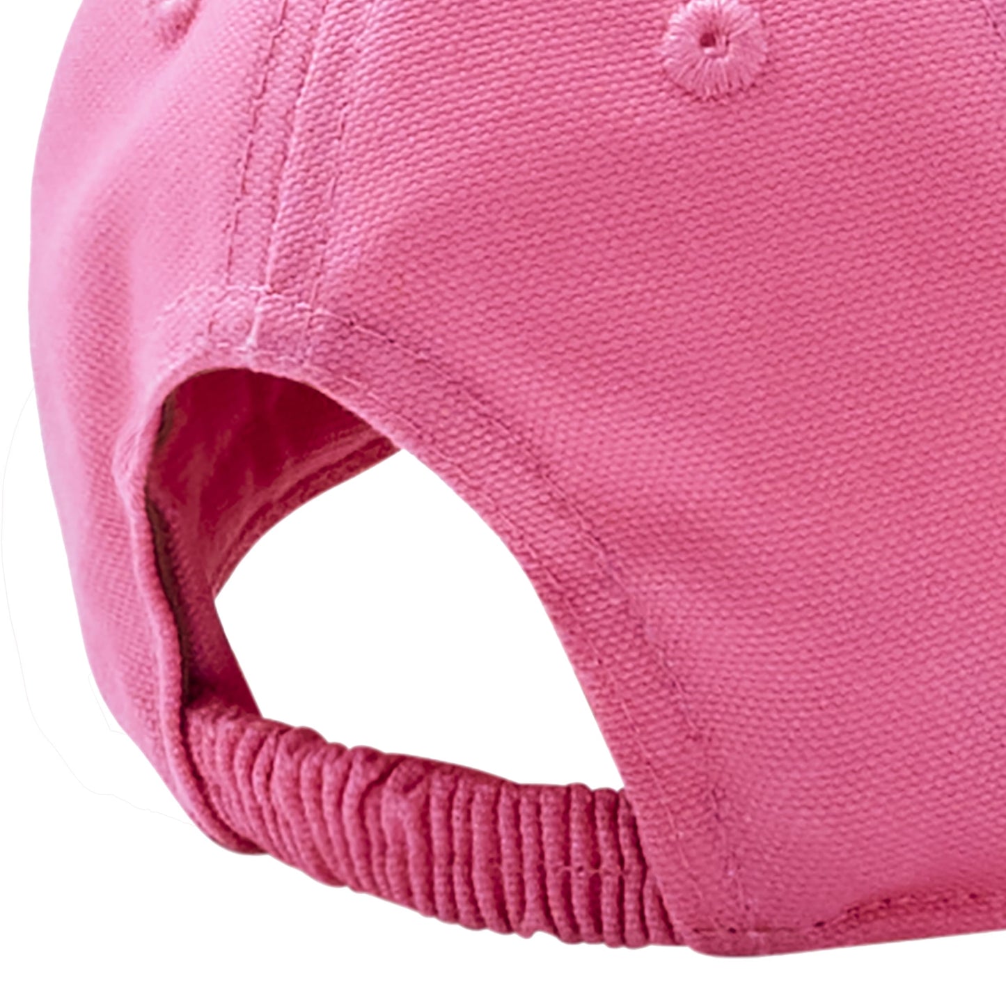 Carhartt Unisex Baby Signature Canvas Baseball Cap Hat, Pink Lemonade, One Size