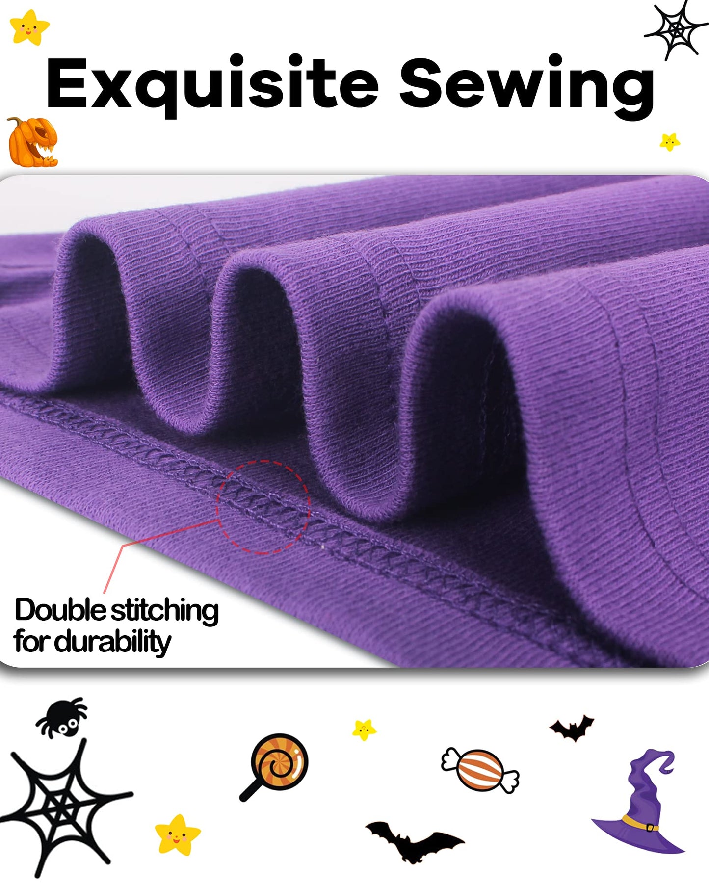 Daughter Queen Girls Halloween Pajamas 18-24 Months Baby Toddler Pjs Cat Pj Sets 100% Cotton Comfy Soft Sleepwear Pumpkin Jammie