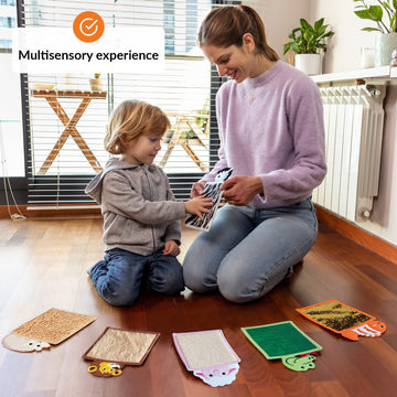 ODOXIA Sensory Mats for Autistic children  Sensory Tiles for Kids  Sensory Wall Panel  Sensory Mats (Animals)  Sensory Toys  Sen