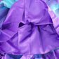 Doctor Unicorn Girls Mermaid Costume Layered Tutu Skirt Dress With Mermaid Tshirt, Headband & Satin Sash Mermaid, 3-4 Years