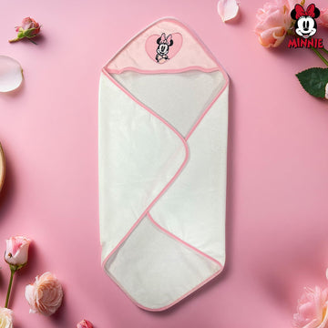 Minnie Mouse Bath Towel Set | Disney Minnie Mouse Hooded Baby Bath Towel | Minnie Mouse Hoodie Towels Includes Hoodie Towel & 5