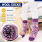 Eocom 6 Pairs Children'S Winter Warm Wool Animal Crew Socks Kids Boys Girls Socks (6 Pairs Christmas Deer, 4-7 Years)