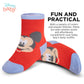 Abg Accessories Baby Girls & Boys Minnie 10-Pack Infant Sock, Mickey Mouse-Multicolor, 6-12 Months