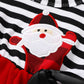 Mamami 2Pcs Toddler Baby Girl Christmas Dress Cotton Long Sleeve Santa Prints Christmas Princess Tutu Dress+Headband 6M-6T(4-5T,