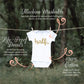 Bump And Beyond Designs Baby-Girls Half Birthday Leotard 6 Month Photo Outfit Girl White, 6-12 Months