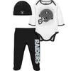 Gerber Nfl Baby Boys Registry Gift Set 3 Pack Bodysuit Footed Pant And Cap, Team Color, 3-6 Months Us