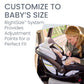 Britax Willow S Infant Car Seat with Alpine Base, ClickTight Technology, Rear Facing Car Seat with RightSize System, Glacier Ony