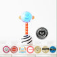SmartNoggin NogginStik Light-up Developmental Rattle - Color Changing, Textured for Grasping, Mirror & Rattle Sound - Sensory To
