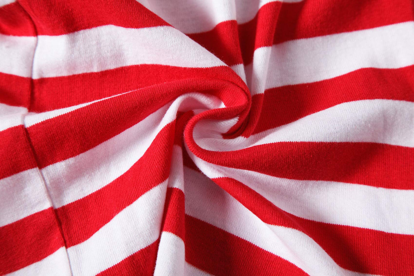 Kikizye Christmas Striped Santa Claus Baby Girls Boys Pjs 100% Cotton Long Sleeve Kids Infant Pajamas Sets Size 12-18Months Red