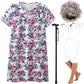 Ebytop 100 Days Of School Costume For Kids Halloween Old Lady Costume Wigs For Little Girls Granny Grandma Cane Glasses Accessor