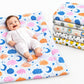 SHOPPOFOBIX New Born Baby Soft Cotton Baby Bed | Godari | Baby Bedding |Cradle Bed | Baby Mattress |Toddlers Bed | Crib Sheet | 