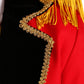 Ringmaster Costume For Kids | Child Circus Costume Includes Tailcoat Jacket, Vest, Bow Tie, Hat, And Boot Covers Red