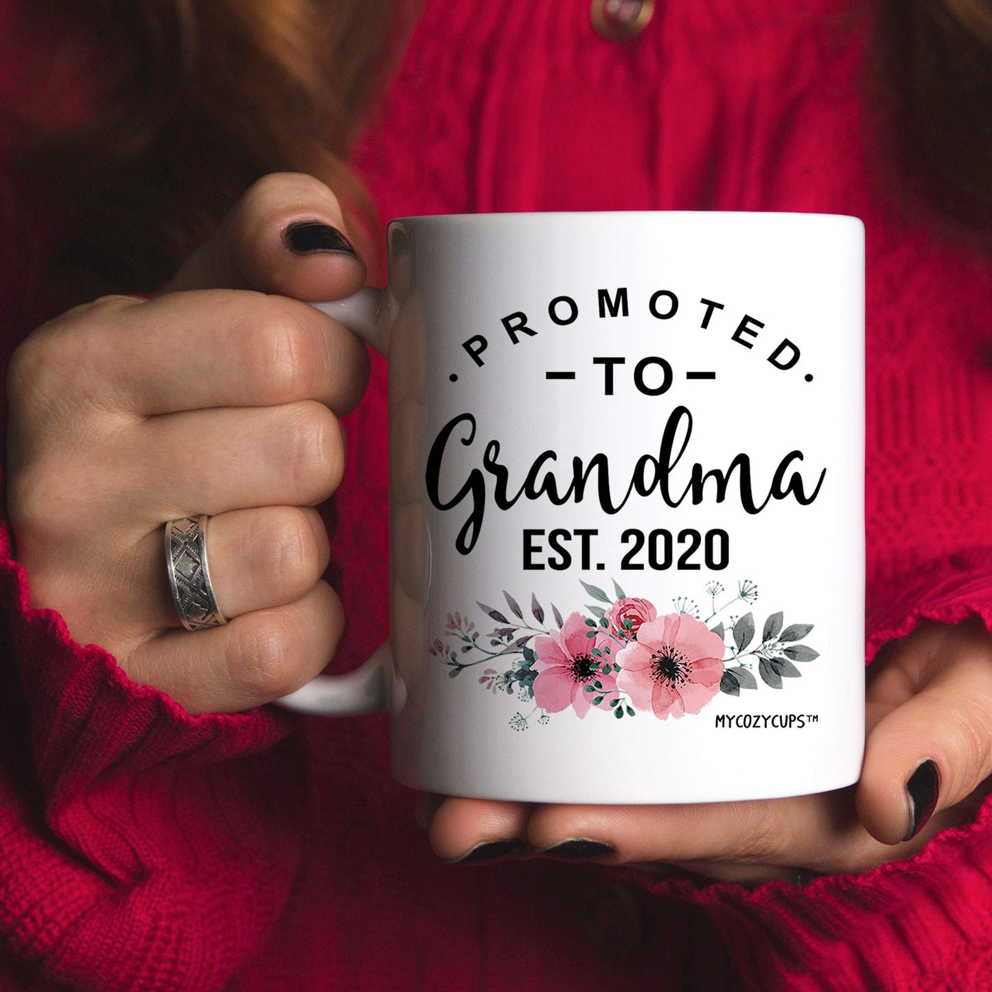 Promoted To Grandma 2020 Coffee Mug - 11Oz Cup New Mommy To Be Gift Mug For Parents, Mothers, Inlaws, Stepmom, Grandmothers - Pr