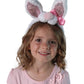 Girls Sequin Easter Bunny Ears And Bow Headband