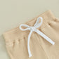 Yoawdats Baby Boys' 3-Pack Pull-On Jogger Pants Girls' Knit Pants Classic Fit Elastic Waist Toddler Pants Infant Long Pants