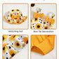 Toddler Swimsuit Girl 12-18 Months Toddler Bathing Suit Yellow Dasiy Tankini Baby Girl'S Swimwear Summer Beach Bikini Hat Outfit