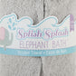 Baby Aspen 'Splish Splash Elephant Bath Hooded Towel/Baby Robe, 0-9 Months