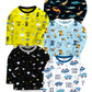 Kuchipoo Boys & Girls Cotton Regular Fit TShirt  Pack Of 5 (KucTshrt32523 Years), Assorted