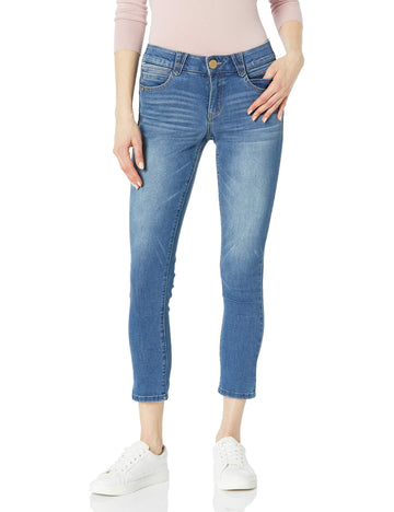 Democracy Womens Ab Solution Crop, Blue0, 14