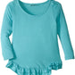 Lamade Baby Girls' Updated Nola Top, Blue Lagoon, 12-18 Months
