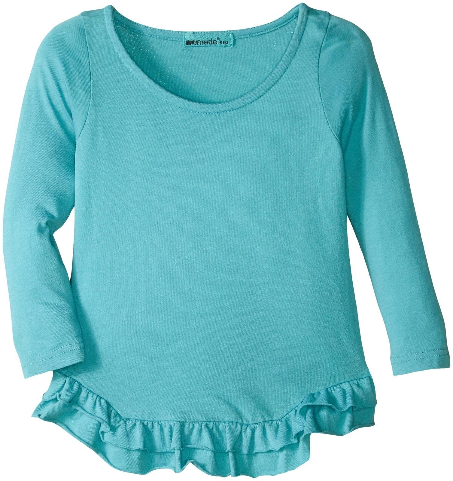 Lamade Baby Girls' Updated Nola Top, Blue Lagoon, 12-18 Months
