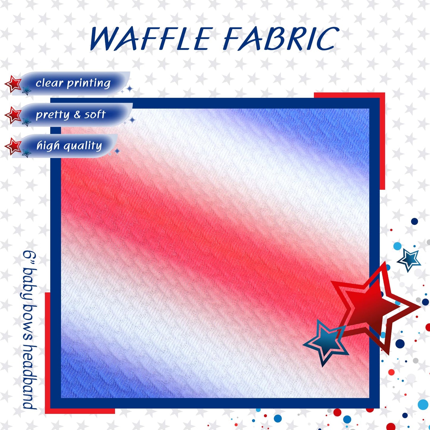 Lanmerry 4Th Of July Newborn Hair Accessories: Toddler Bows, Infant Cheer Bows, Head Wraps, Red Headband - Gifts For Baby Girls