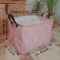 Vaivusto Rec Toy Box Chest Kids Hamper Storage Basket Collapsible Organizer Bin Gift Baskets For Home/Dorm/Kitchen/Pet/Office/Cl