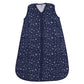 Hudson Baby Unisex Baby Muslin Cotton Sleeveless Wearable Sleeping Bag, Sack, Blanket, Gray Navy Star, 6-12 Months