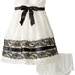 Bonnie Baby Baby Girls' Chiffon Empire Lace Band, Ivory, 12 Months