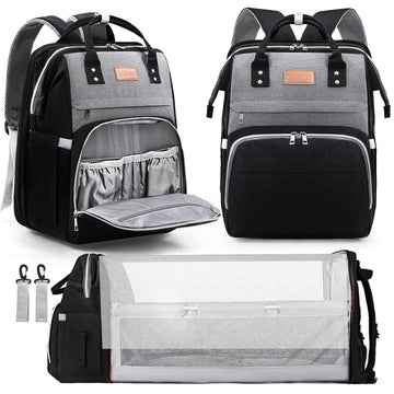 Lexiroman Diaper Bag Backpack, Large Capacity Multifunction Diaper Backpack With Changing Pad For Boy Girl, Travel Baby Bag For