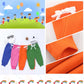 CuteOn Unisex Toddler Jogger Pants Kids Cotton Elastic Waist Winter Baby Sweatpants Pants 4Years Orange