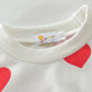 Toddler Girls Clothes Set Girls Valentine'S Day Outfit Long Sleeve Sweatshirt Heart Tops And Skirt Sets 2 Pcs Baby Pant Set For