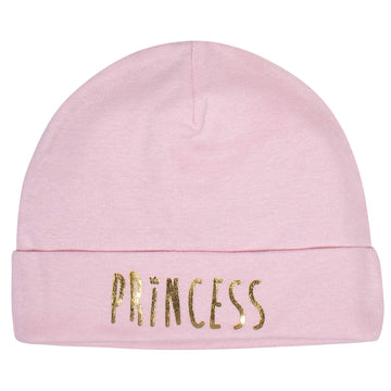 Gerber Baby Girls Cap And Mitten Sets 8Pc Pink Princess Newborn